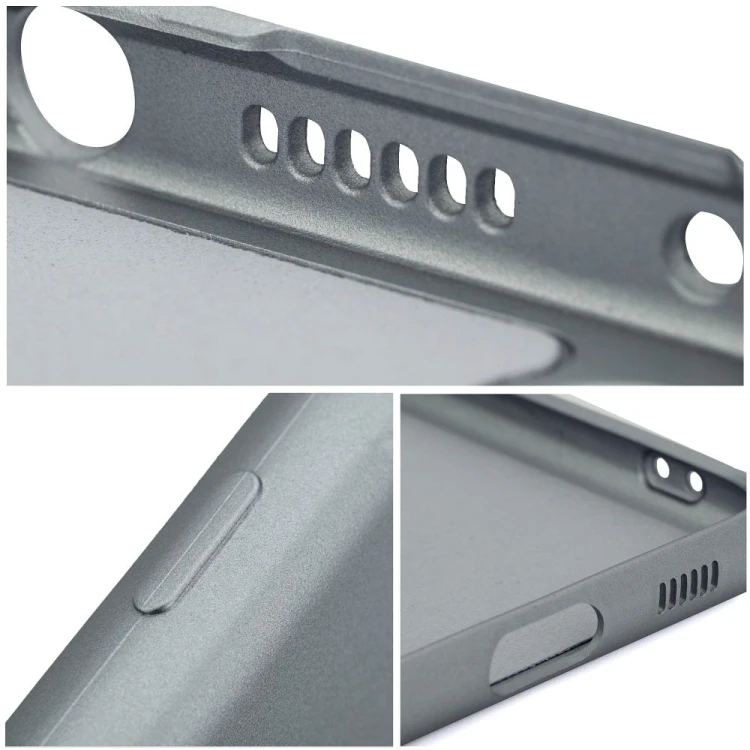 Etui Metallic szare