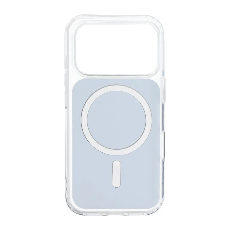 Etui Clear Fusion Mag Cover zgodne z MagSafe granatowe