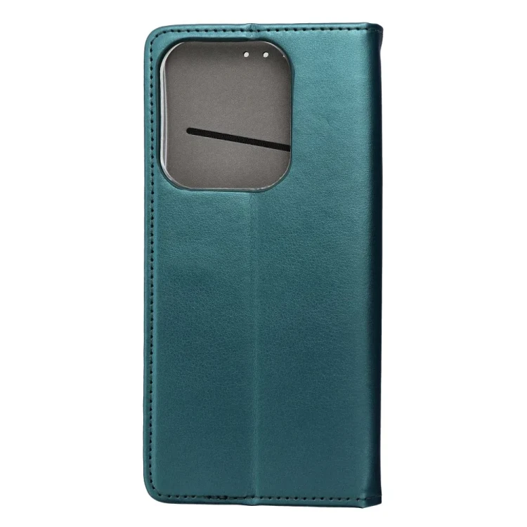 Etui z klapką na Samsung A57 5G Smart Magneto ciemnozielone