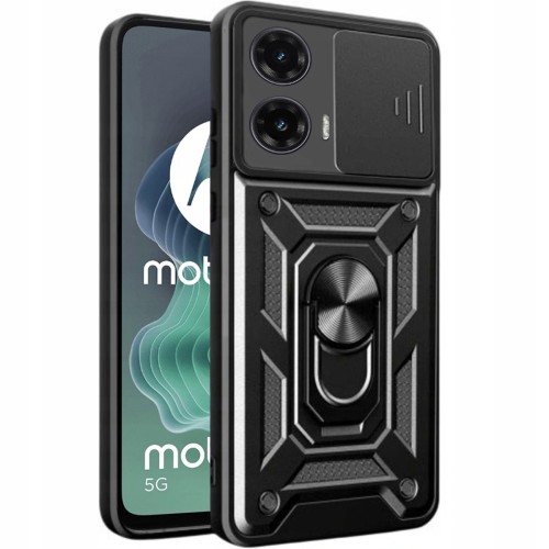 Motorola Moto G35 Pancerne etui z podstawką czarne