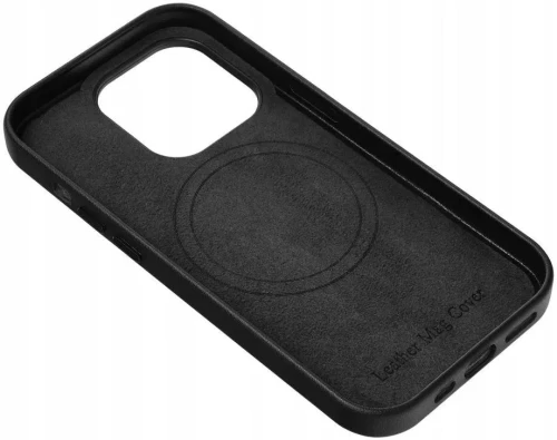 Etui Plecki LEATHER MAG COVER do SAMSUNG S25 czarne