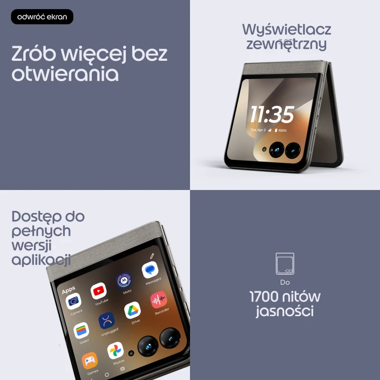 Motorola razr 70 8/256GB Pantone Hematite