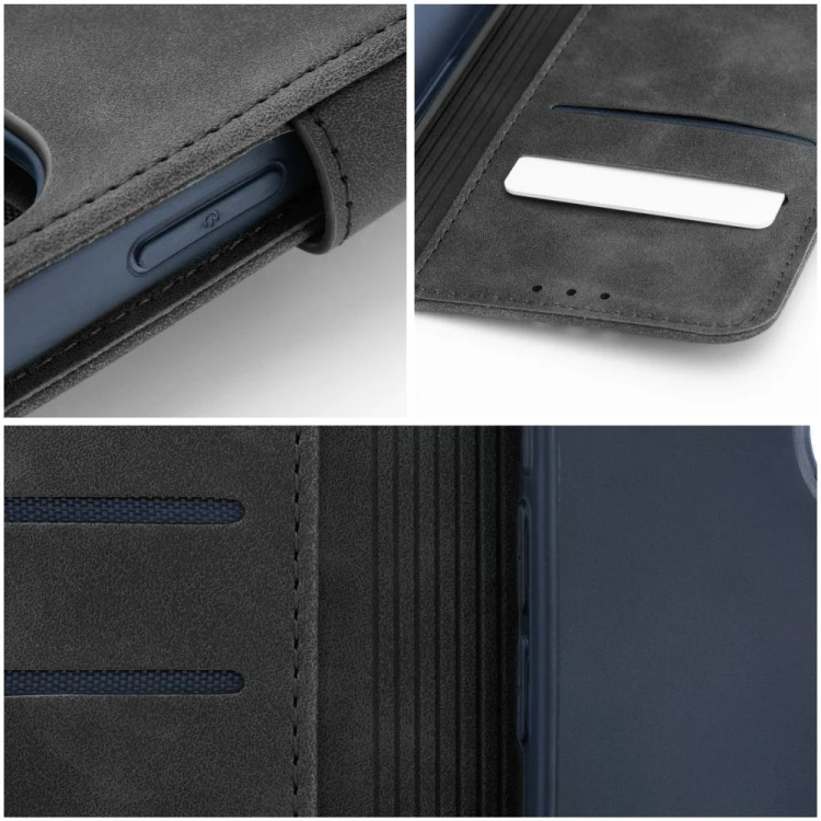 Etui z klapką na Samsung S26 FE Tender Book czarne