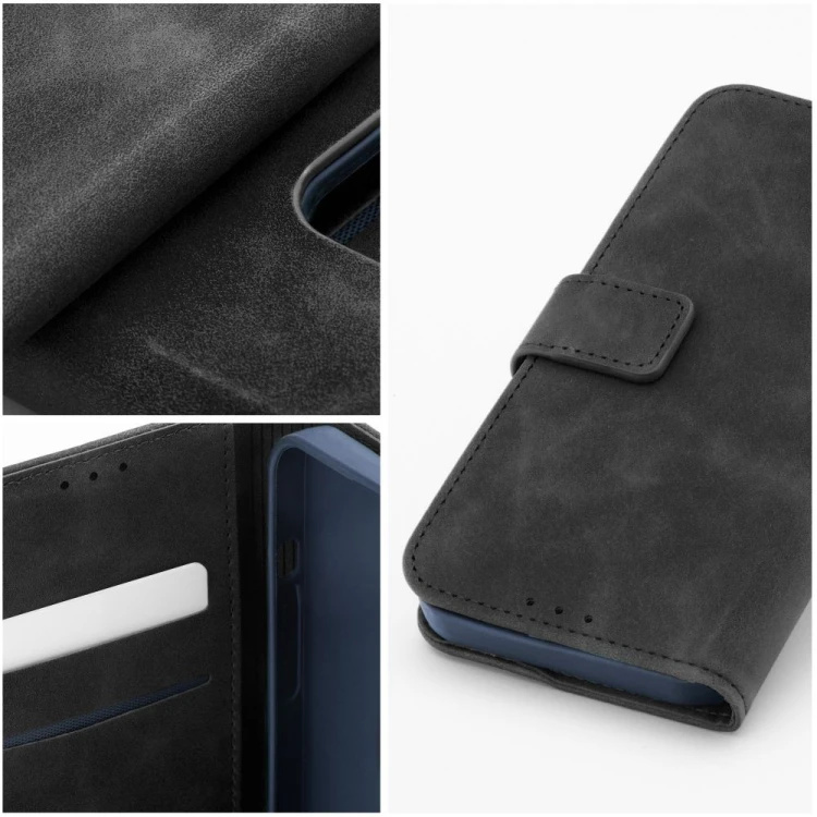 Etui z klapką na Samsung S26 FE Tender Book czarne
