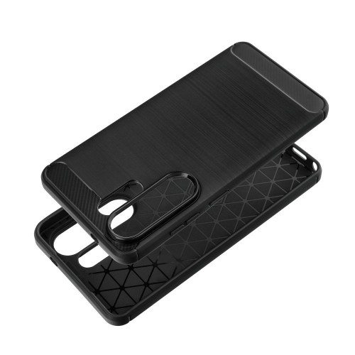 Etui na Motorola EDGE 50 Fusion Carbon 2.0 czarne
