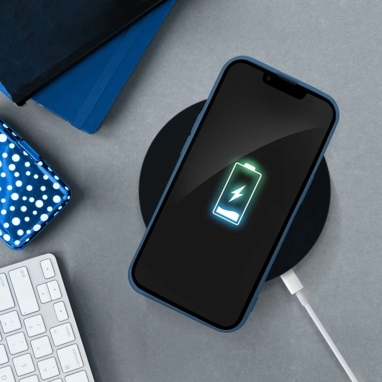 Etui na Motorola Edge 70 Pro 5G Silicone niebieskie