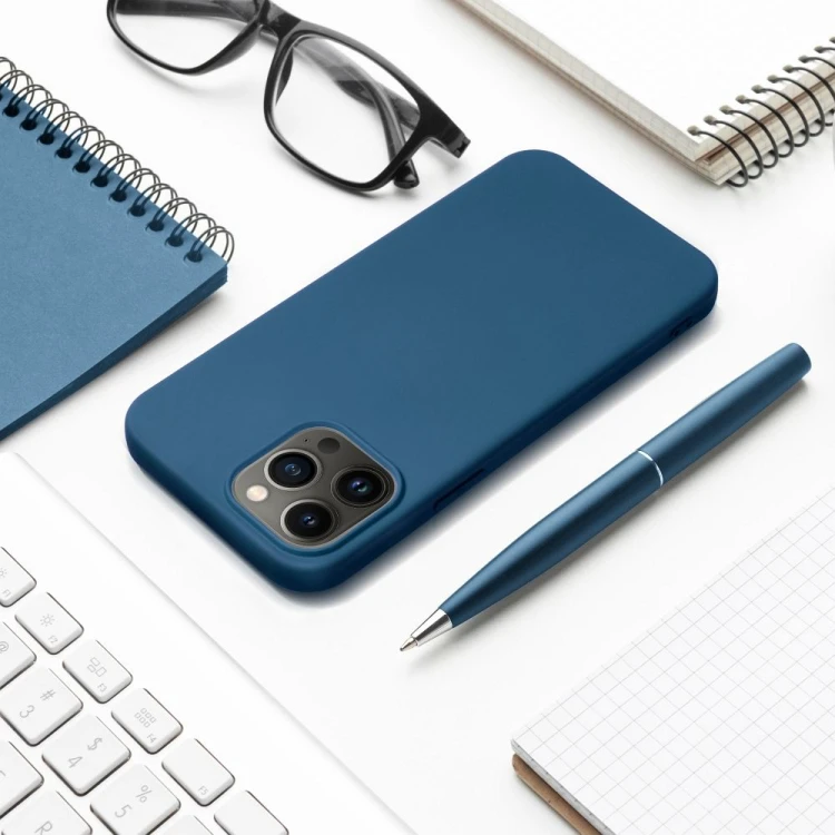 Etui na Motorola Edge 70 Pro 5G Silicone niebieskie