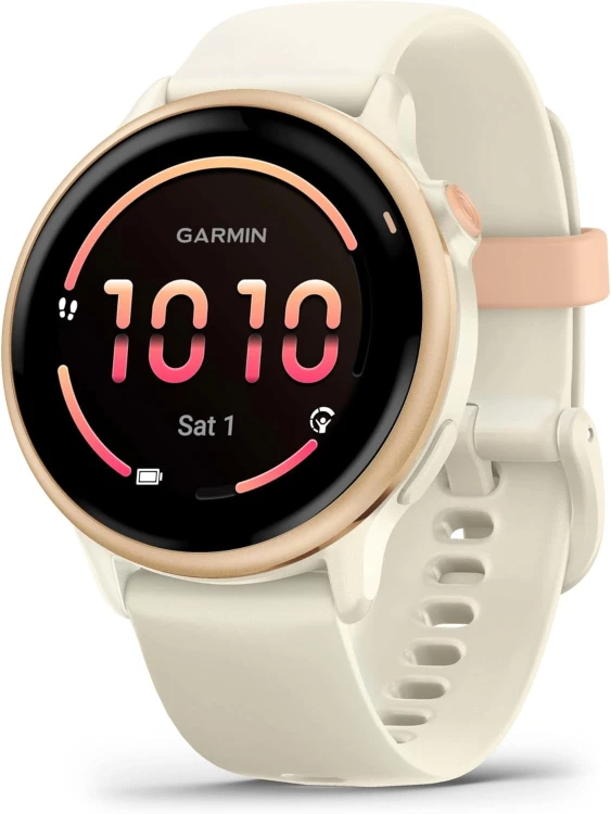 Garmin vivoactive 6 42mm Bone/Pink Dawn
