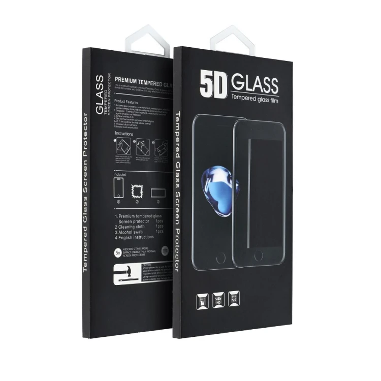 Szkło hartowane 5D Full Glue do Motorola EDGE 60 PRO Tempered Glass (curved edge) czarne