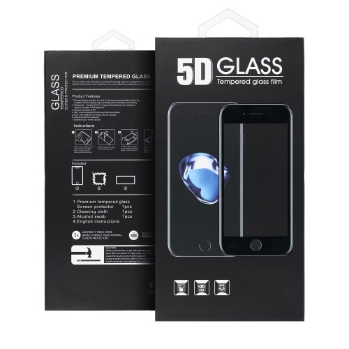 Szkło hartowane 5D Full Glue do Motorola EDGE 60 PRO Tempered Glass (curved edge) czarne