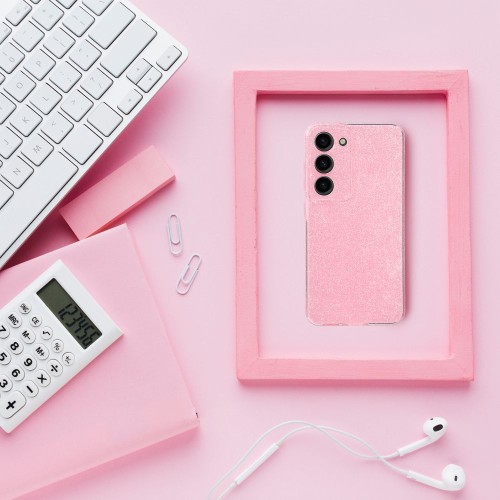 Etui na Samsung S25 Clear Case 2 mm Blink różowe
