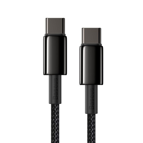 Baseus Tungsten Gold kabel USB-C - USB-C 100W 1m Black