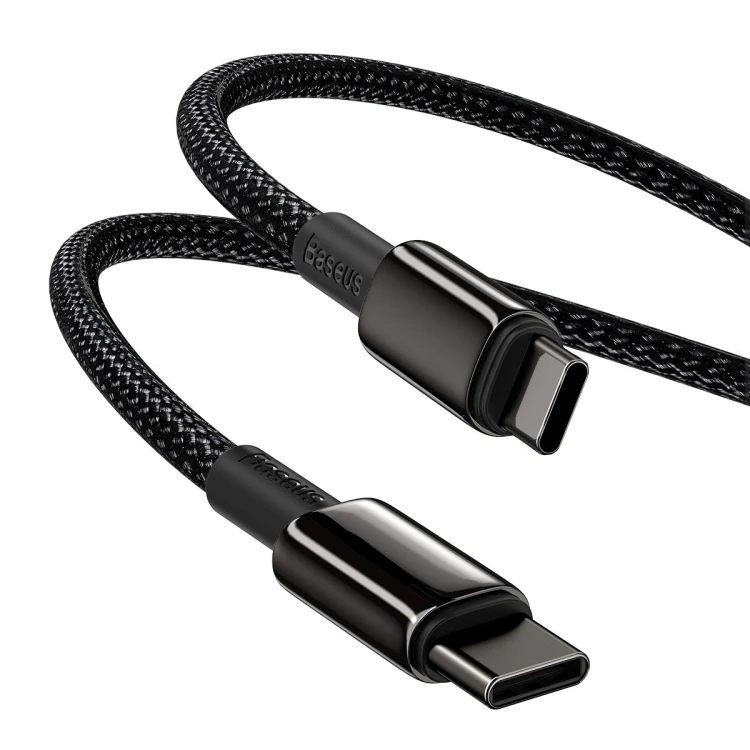 Baseus Tungsten Gold kabel USB-C - USB-C 100W 1m Black