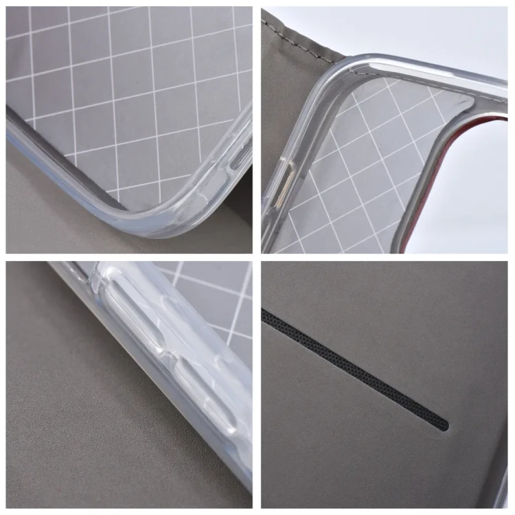 Kabura SMART MAGNETO do XIAOMI Redmi 15C burgundowy