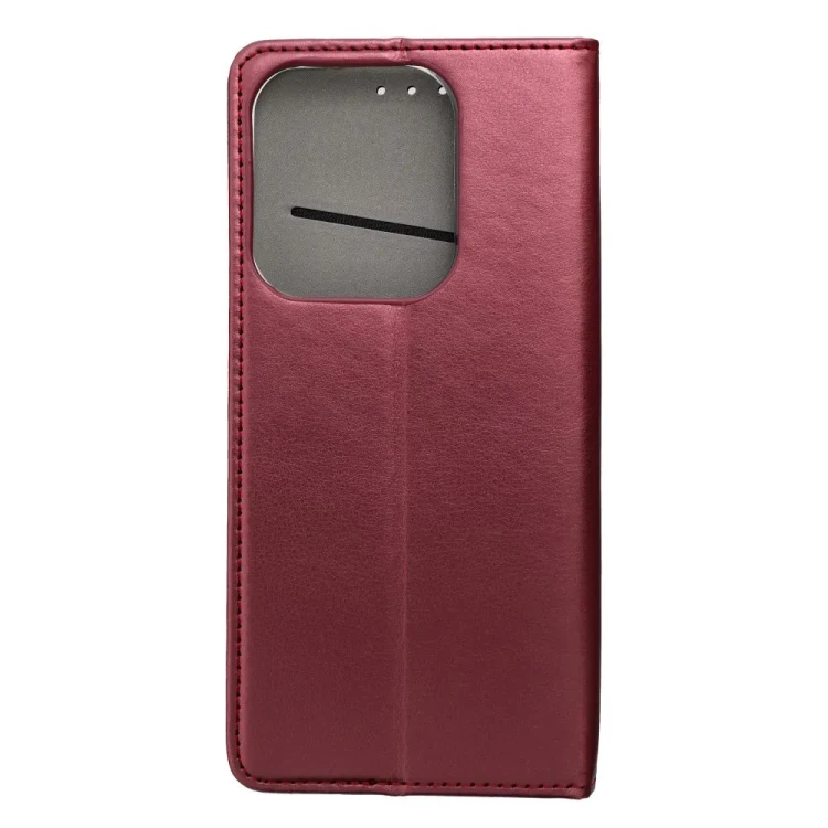 Kabura SMART MAGNETO do XIAOMI Redmi 15C burgundowy