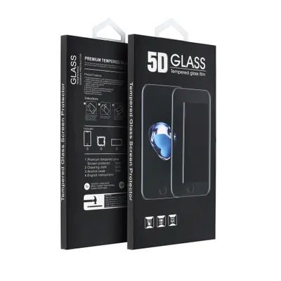 5D Full Glue Tempered Glass - do Motorola G35 / G36 czarny